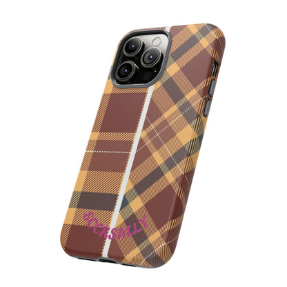 Autumn Plaid Phone Case for Apple