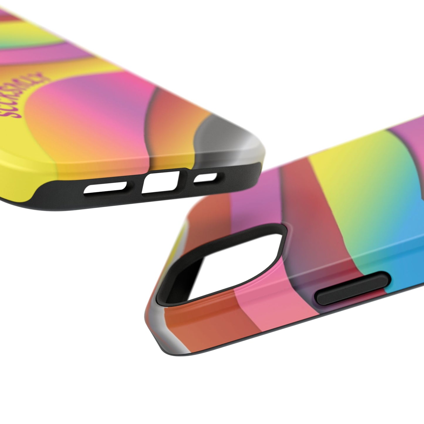 Modern Retro Rainbow Phone Case for Apple