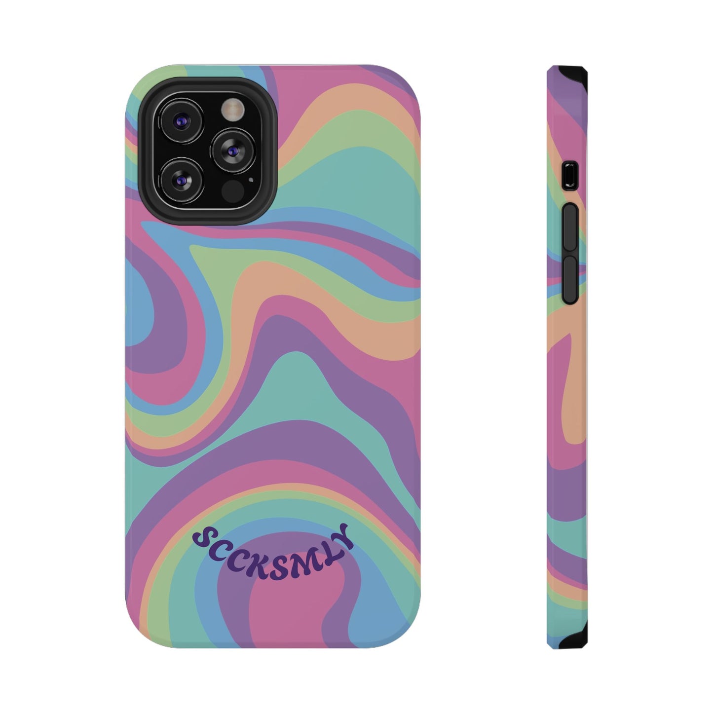 Pastel Swirl Phone Case for Apple