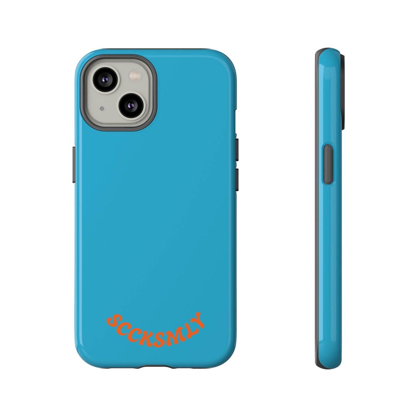 SOLID Blue Spook Tough Case for Apple