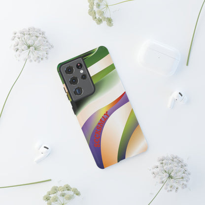 Green Waves Phone Case for Samsung