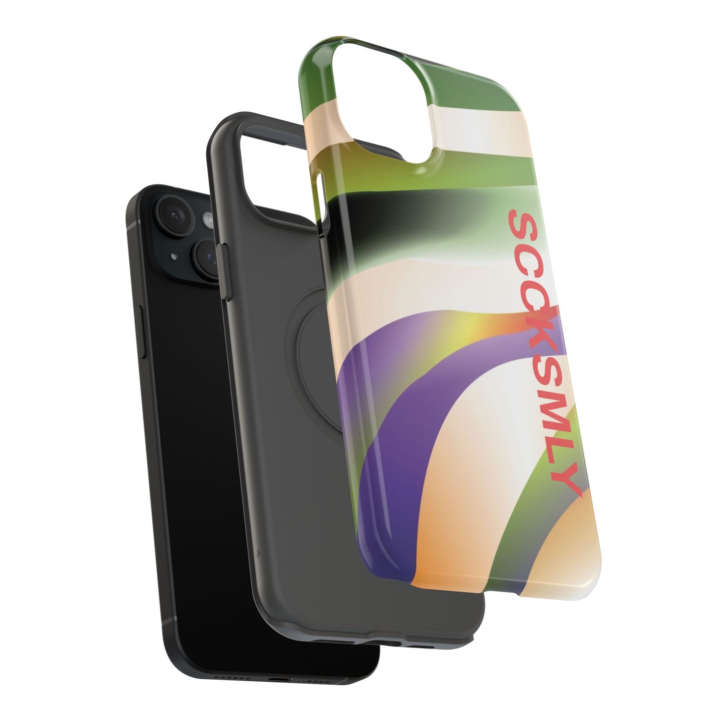 Green Waves Phone Case for "IOS or Apple"