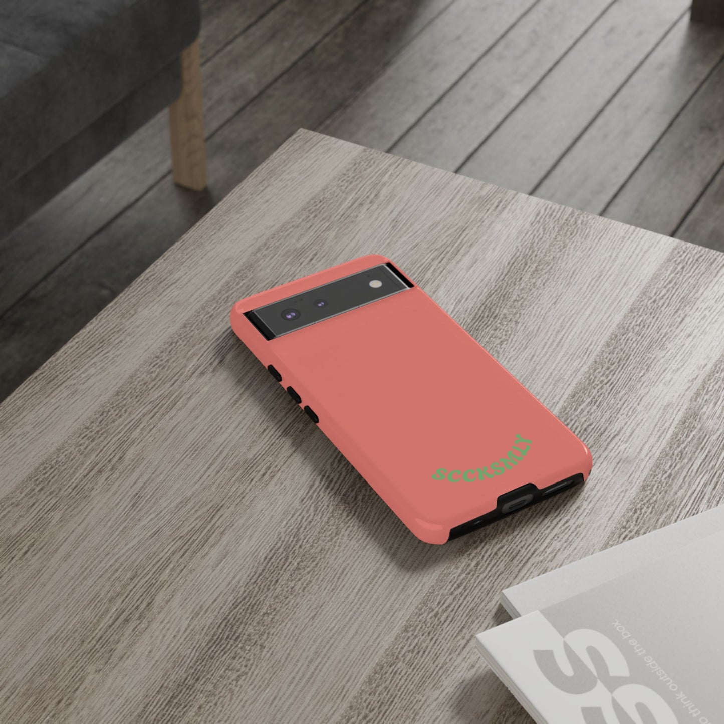SOLID Guava Melon Wave Tough Phone Case for Google Pixel