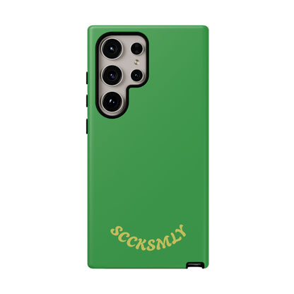 SOLID Green Grin Tough Case for Samsung