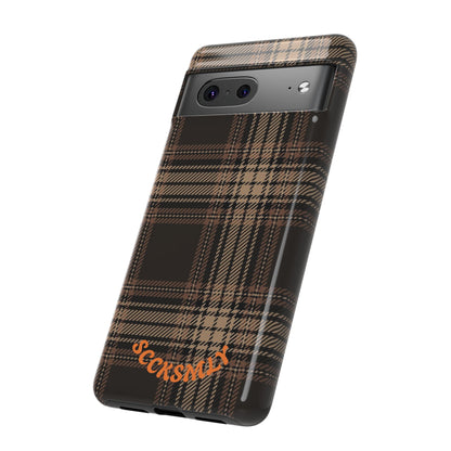 Brown Bread Plaid Tough Phone Case for Google Pixel