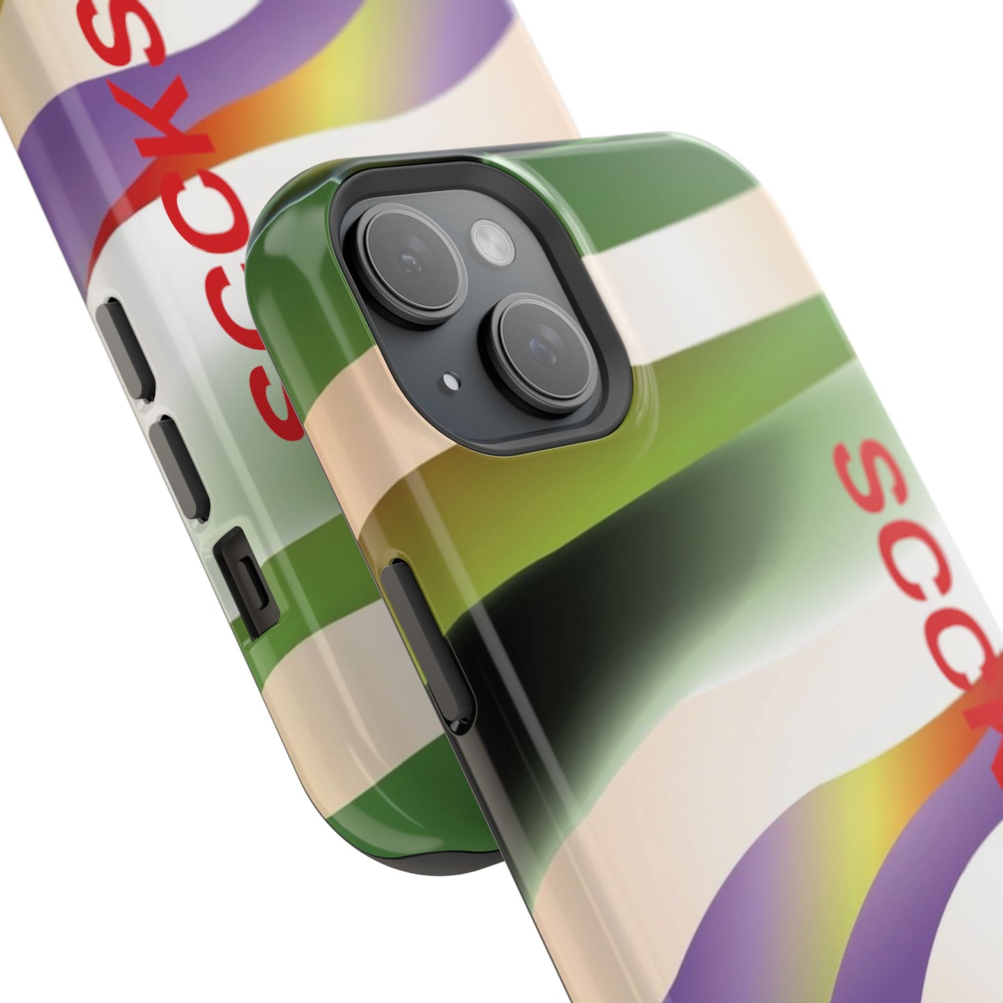 Green Waves Phone Case for "IOS or Apple"