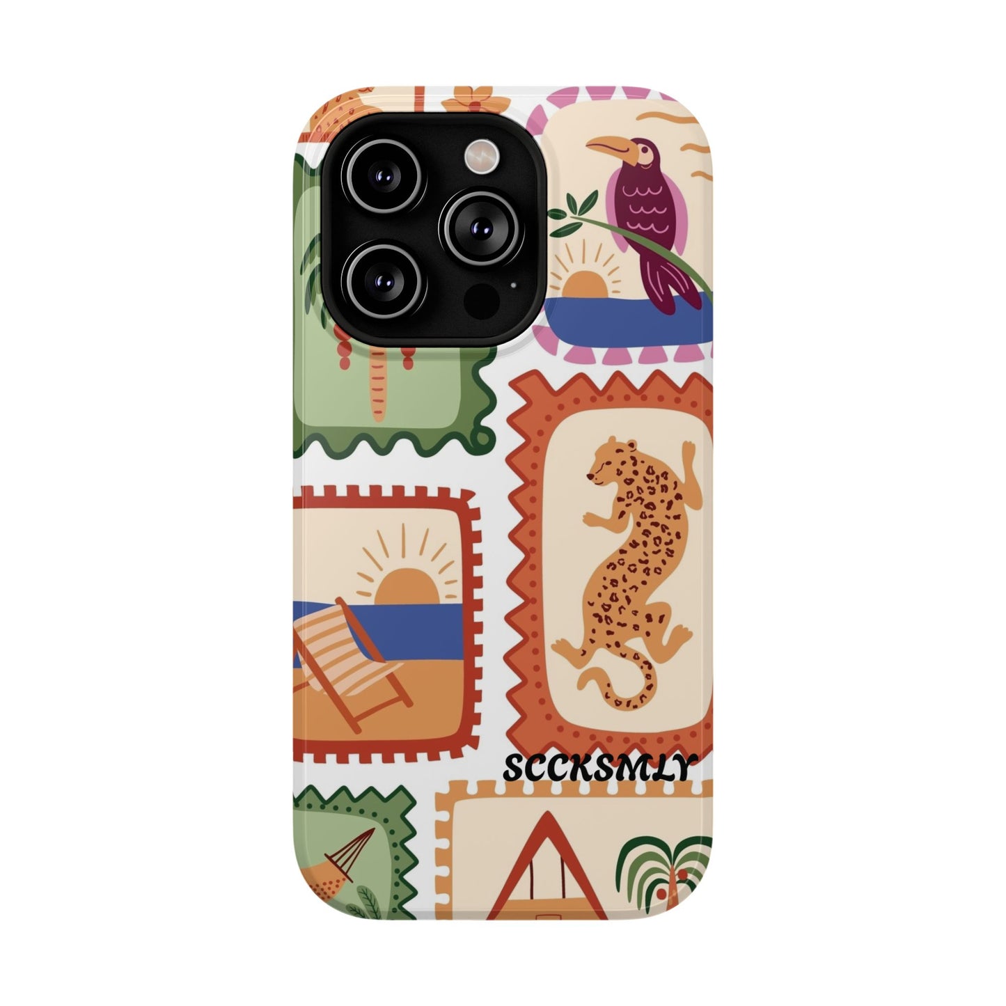 Tropical Print Phone Case for Apple