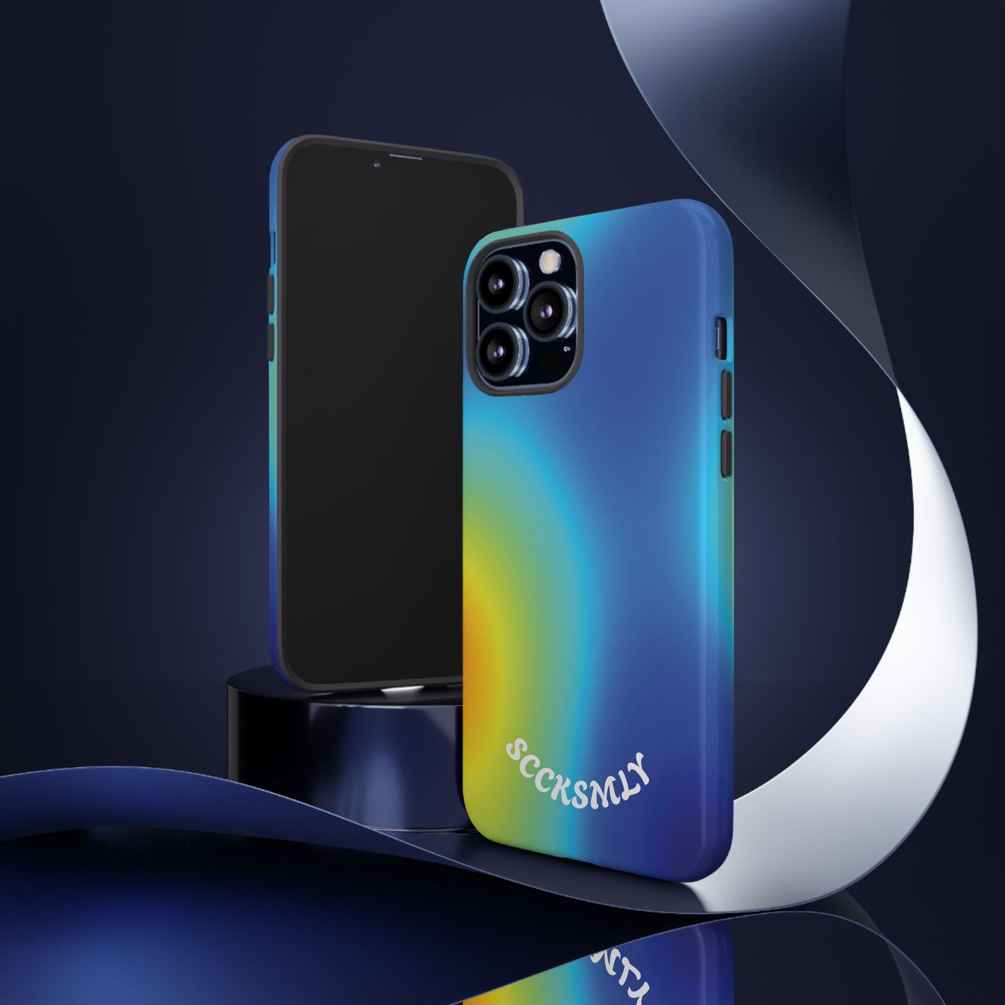 Gradient Heatwave Tough Phone Case for Apple