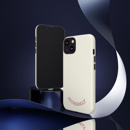 Sweet Oat Milk Tough Phone Case for Apple