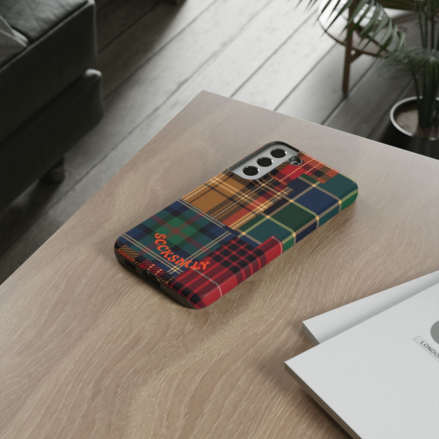 Heritage Hues Patchwork Tough Phone Case for Samsung