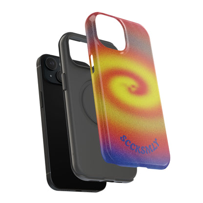 Toxic Spiral Tough Phone Case for Apple