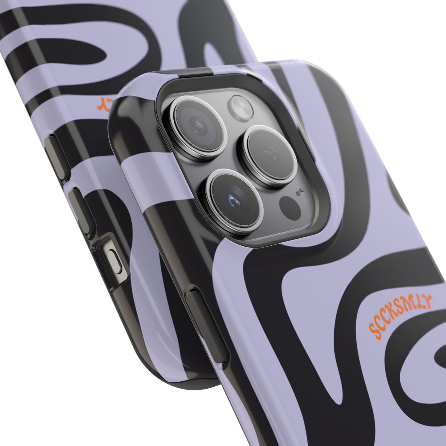 Purple Swirl Phone Case for "IOS or Apple"