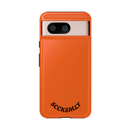 SOLID Tangerine Tough Case for Google Pixel