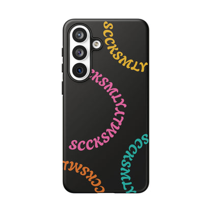 Y2K Wavy Script Tough Case for Samsung