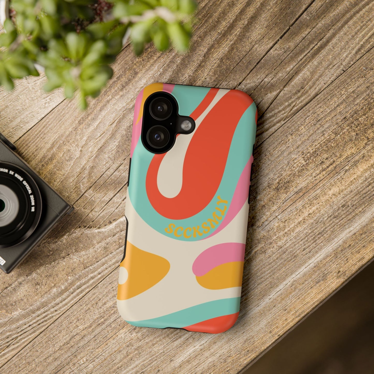 Psychodelic Acid Swirl Phone Case for Apple