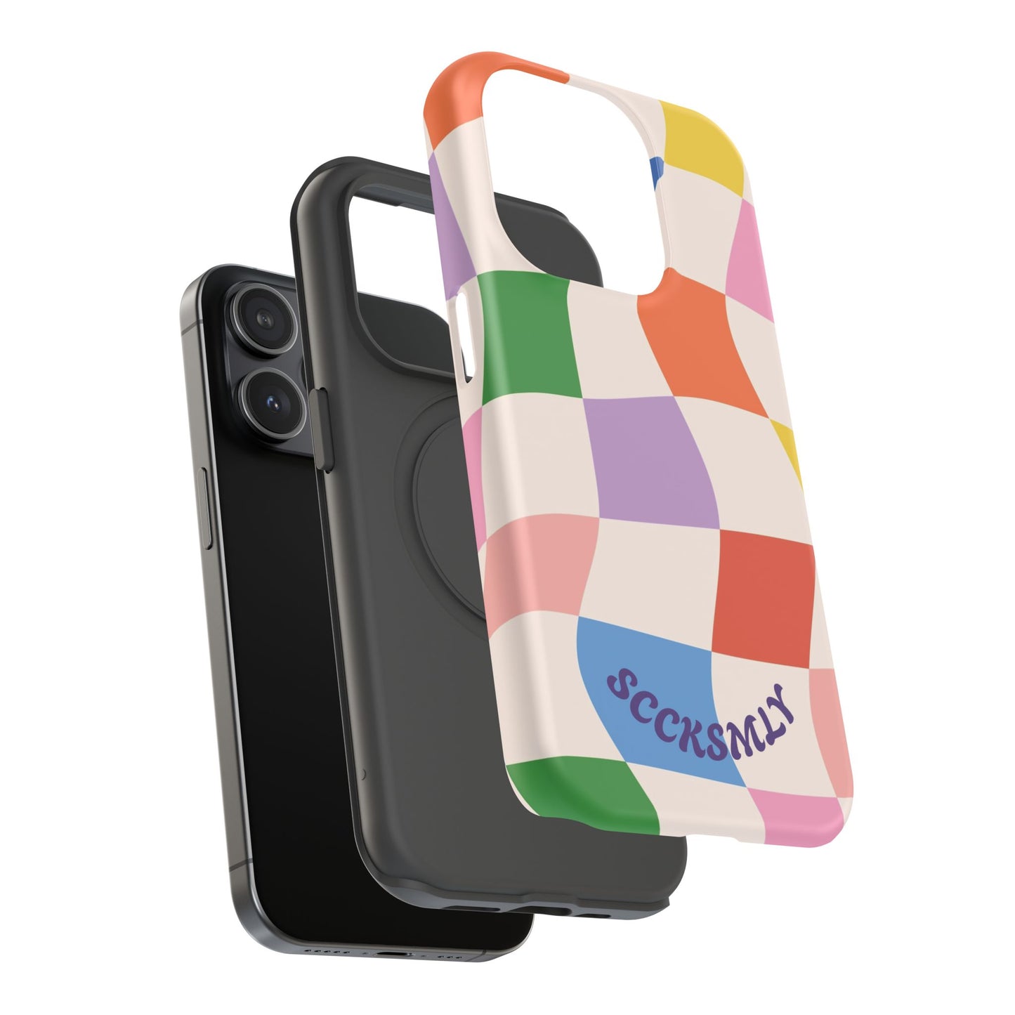 Checker Flicker Phone Case "IOS or Apple"