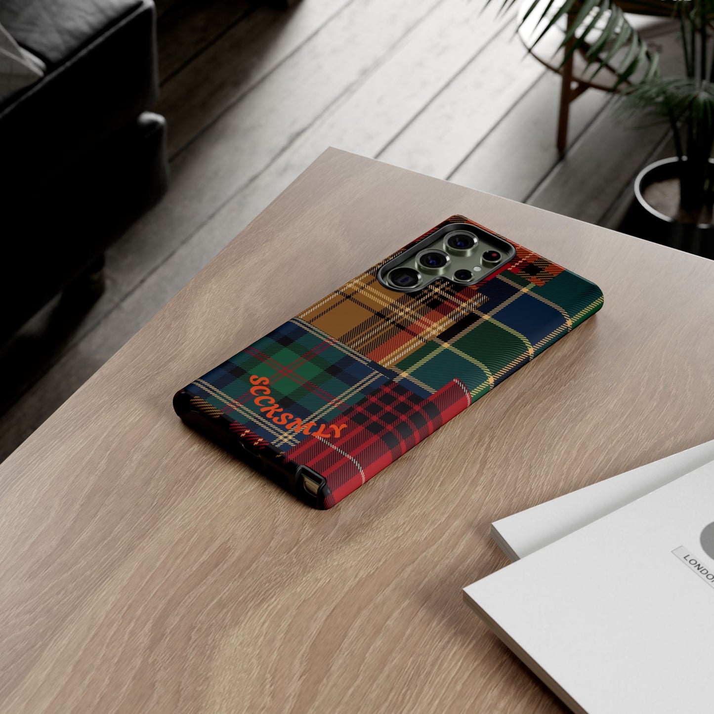 Heritage Hues Patchwork Tough Phone Case for Samsung