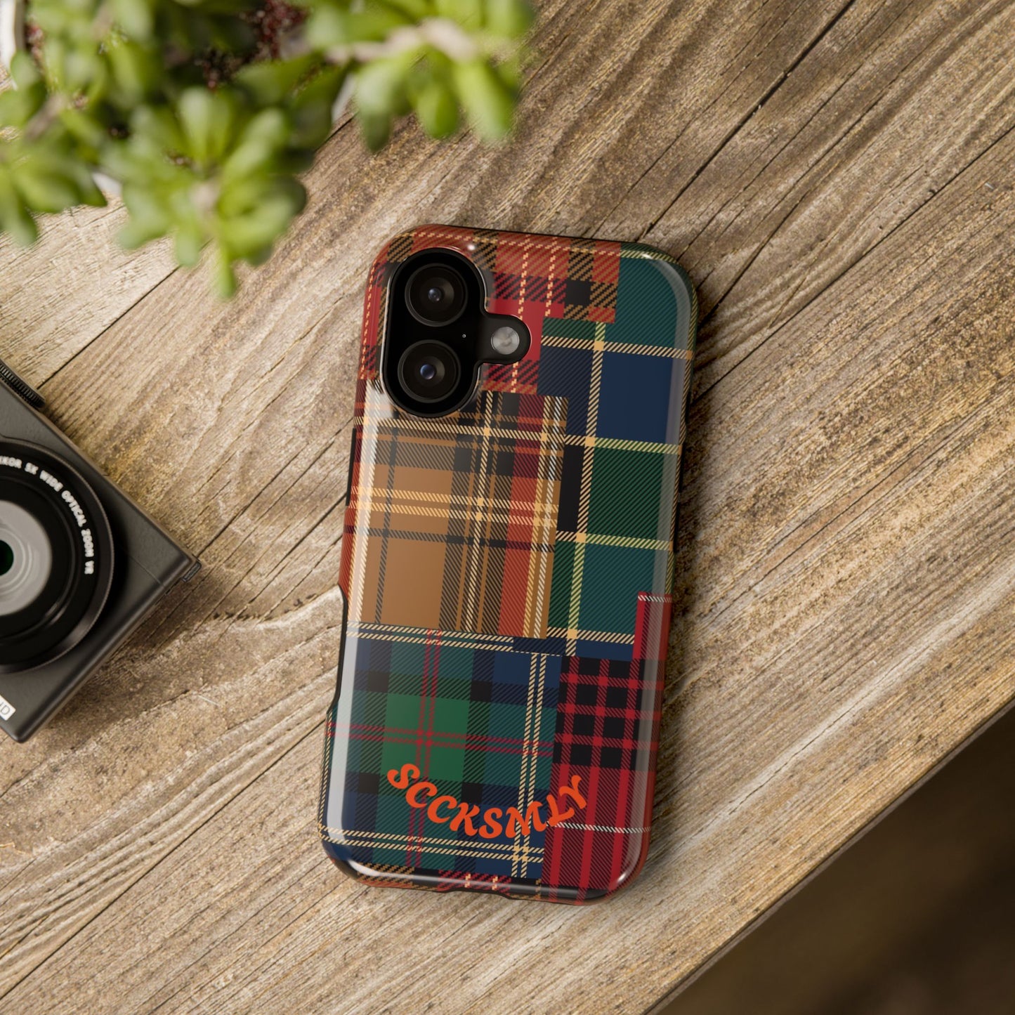 Heritage Hues Patchwork Tough Phone Case for Apple