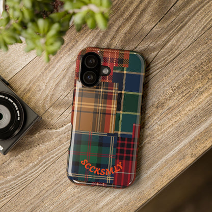 Heritage Hues Patchwork Tough Phone Case for Apple