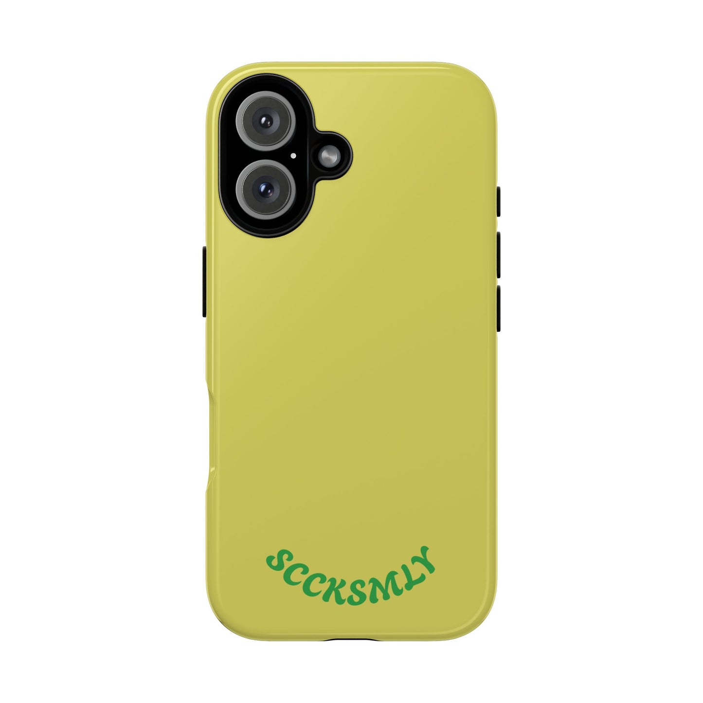 SOLID Lemon Pop Tough Case for Apple