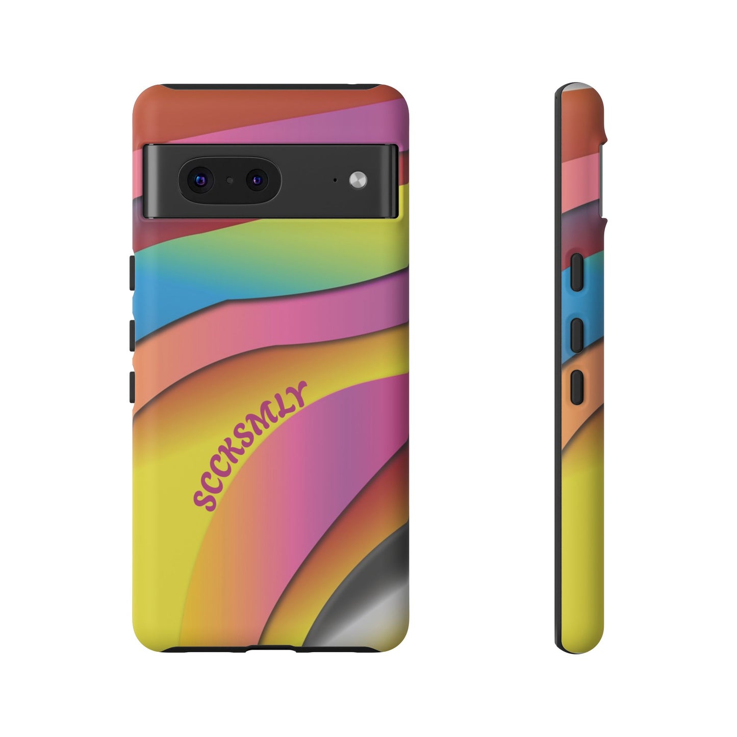 Modern Retro Rainbow Phone Case for Google Pixel