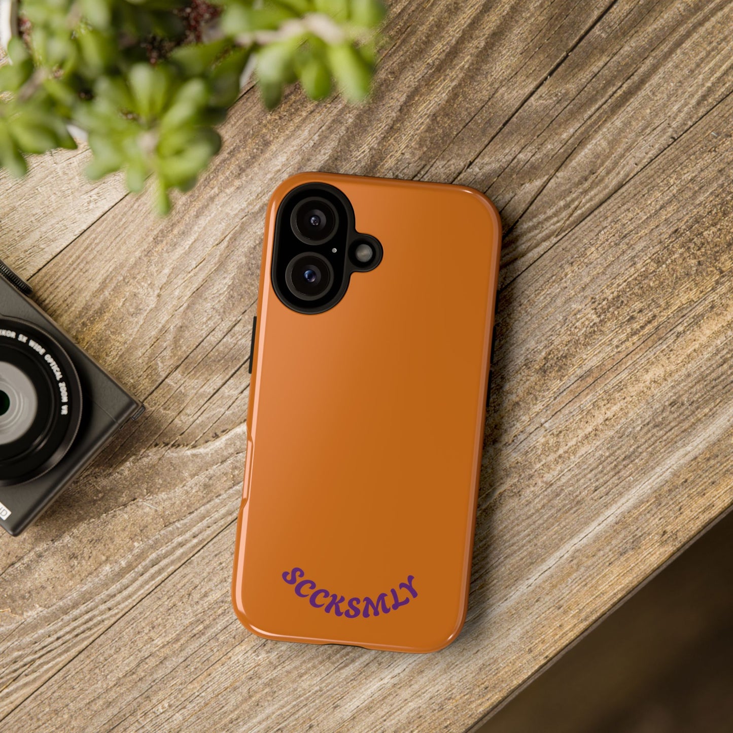 SOLID Burned Plum Tough Case for Apple