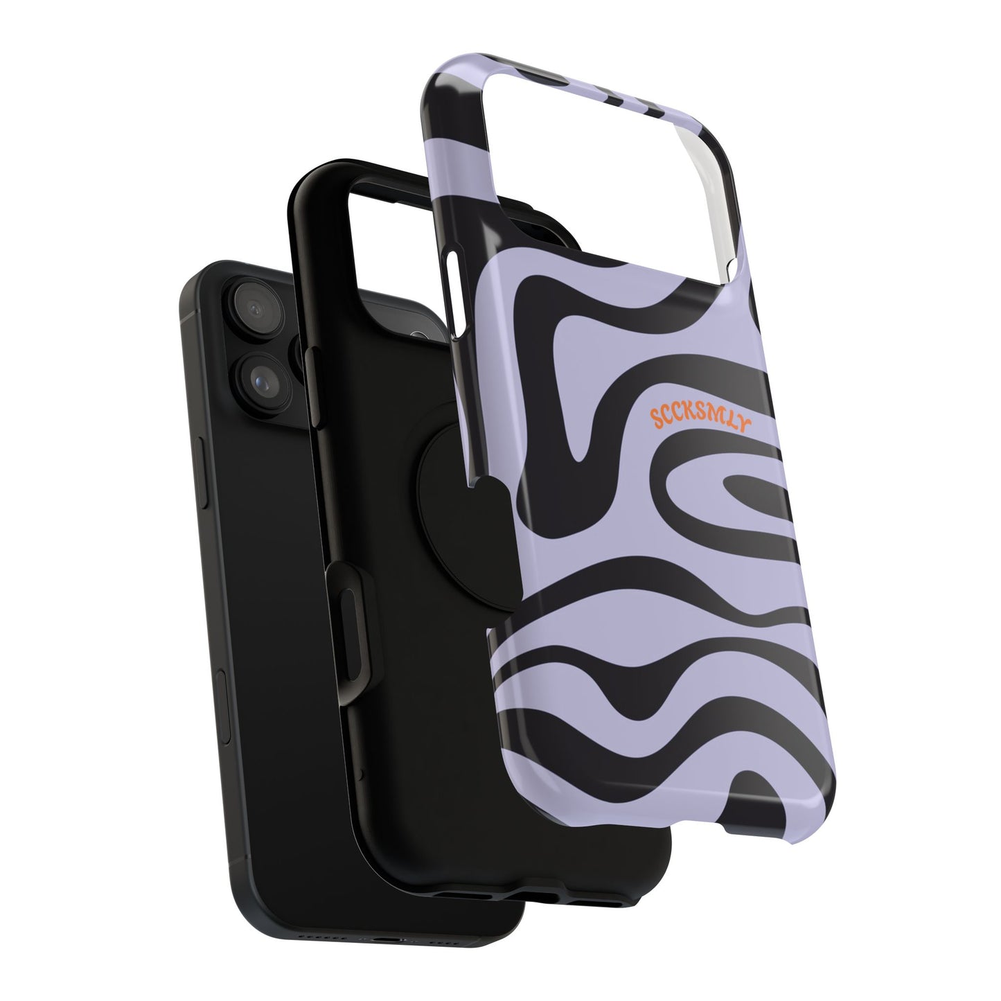 Purple Swirl Phone Case for Apple