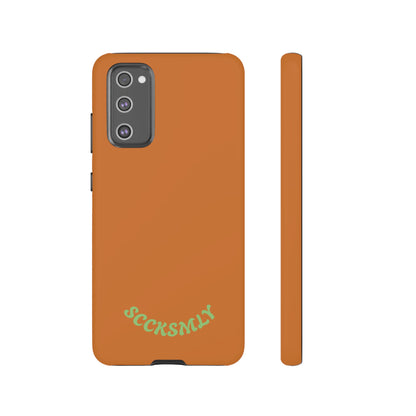 SOLID Terracotta Coal Tough Case for Samsung