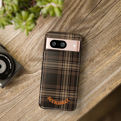 Brown Bread Plaid Tough Phone Case for Google Pixel