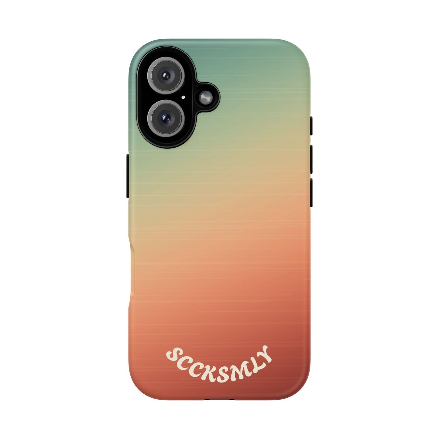 Warm Ombré Tough Phone Case for Apple