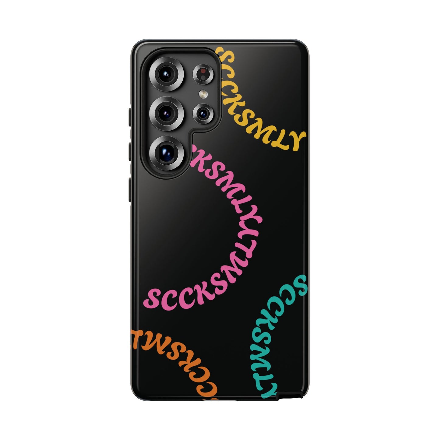 Y2K Wavy Script Tough Case for Samsung