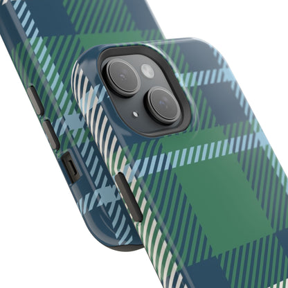 Earth and Sky Plaid Phone Case for Apple