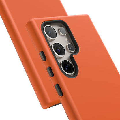 SOLID Tangerine Tough Case for Samsung