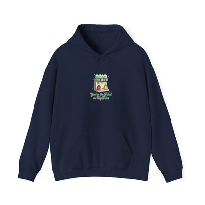Pantry Label Art Hoodie | retro diner matchbook, vintage grocery sign print