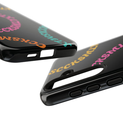 Y2K Wavy Script Tough Case for Samsung