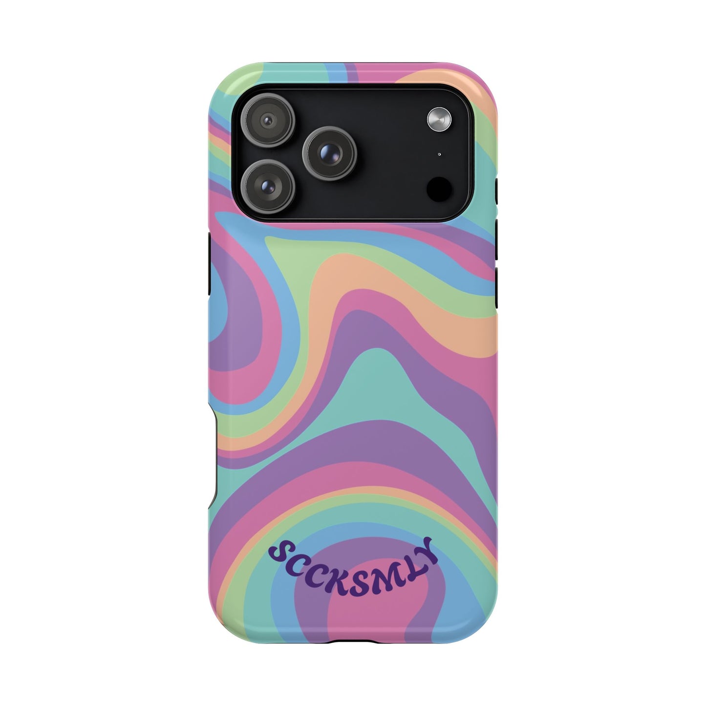 Pastel Swirl Phone Case for Apple