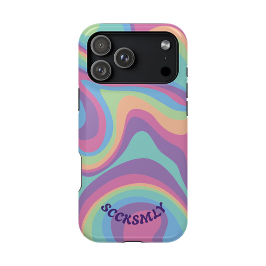 Pastel Swirl Phone Case for Apple