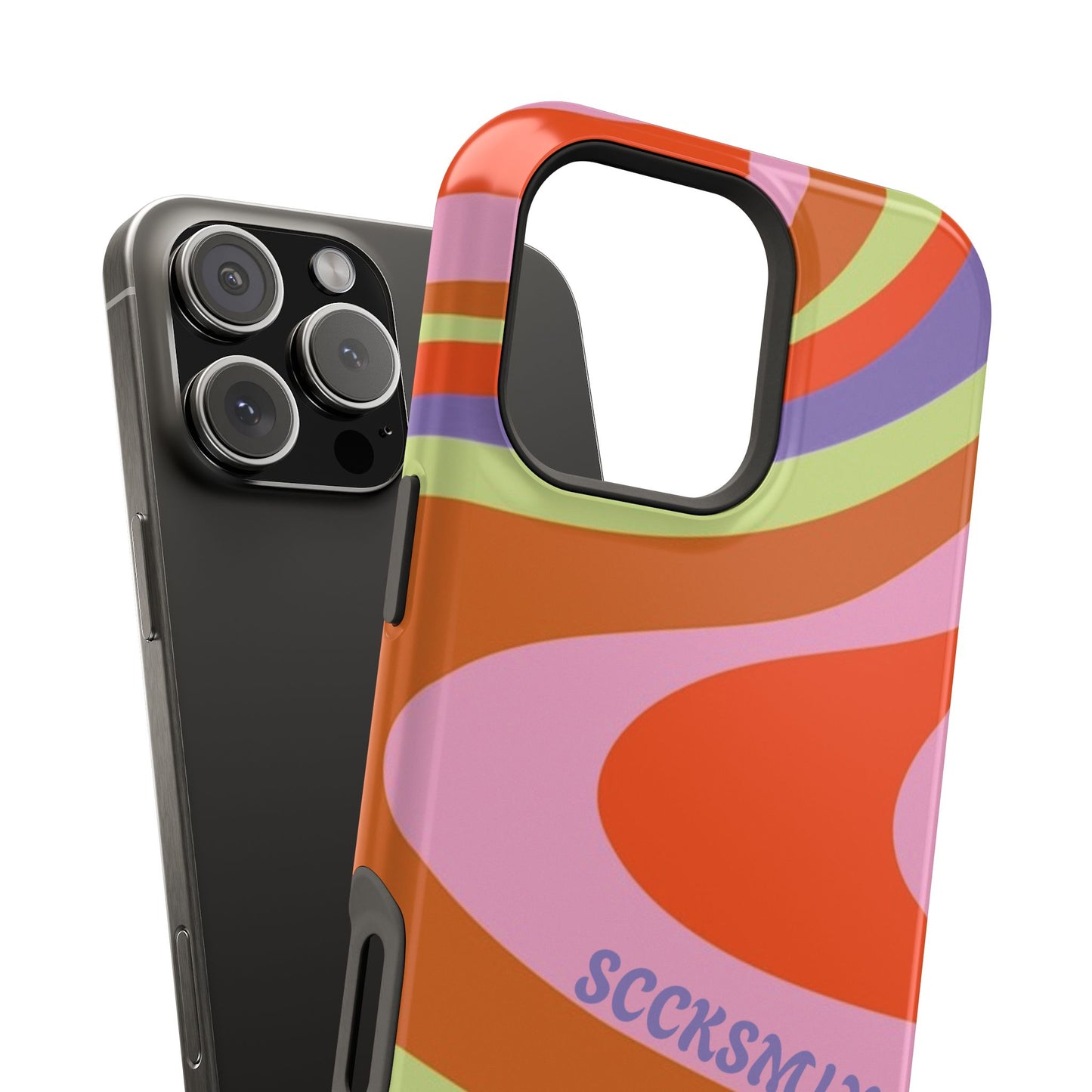 Curvy Swirl Phone Case for Apple