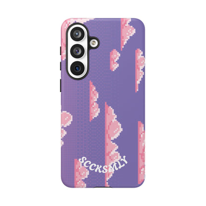 Purple Cotton Candy Sky Tough Phone Case for Samsung