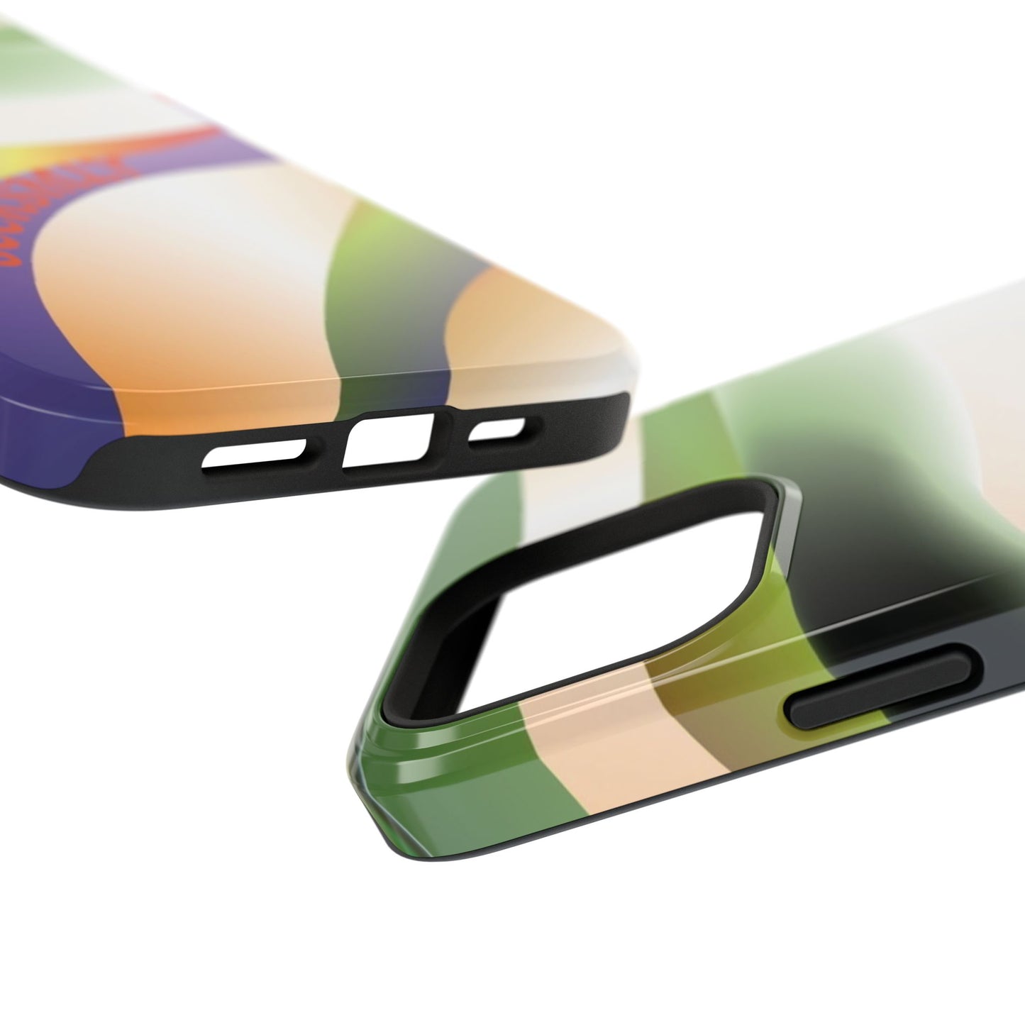 Green Waves Phone Case for Apple