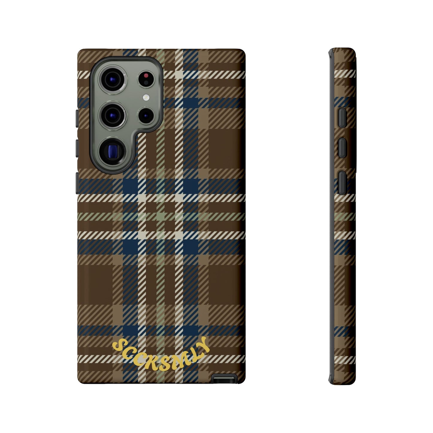 Earth and Sky Plaid Phone Case for Samsung