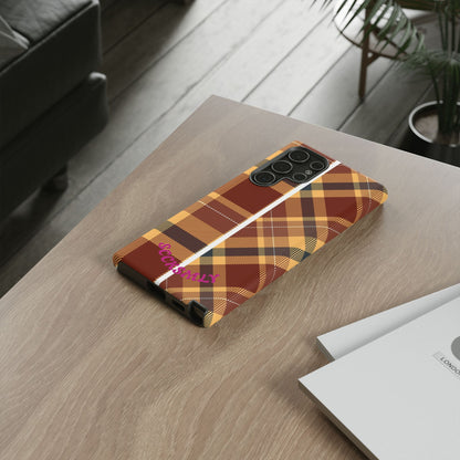 Autumn Plaid Phone Case for Samsung