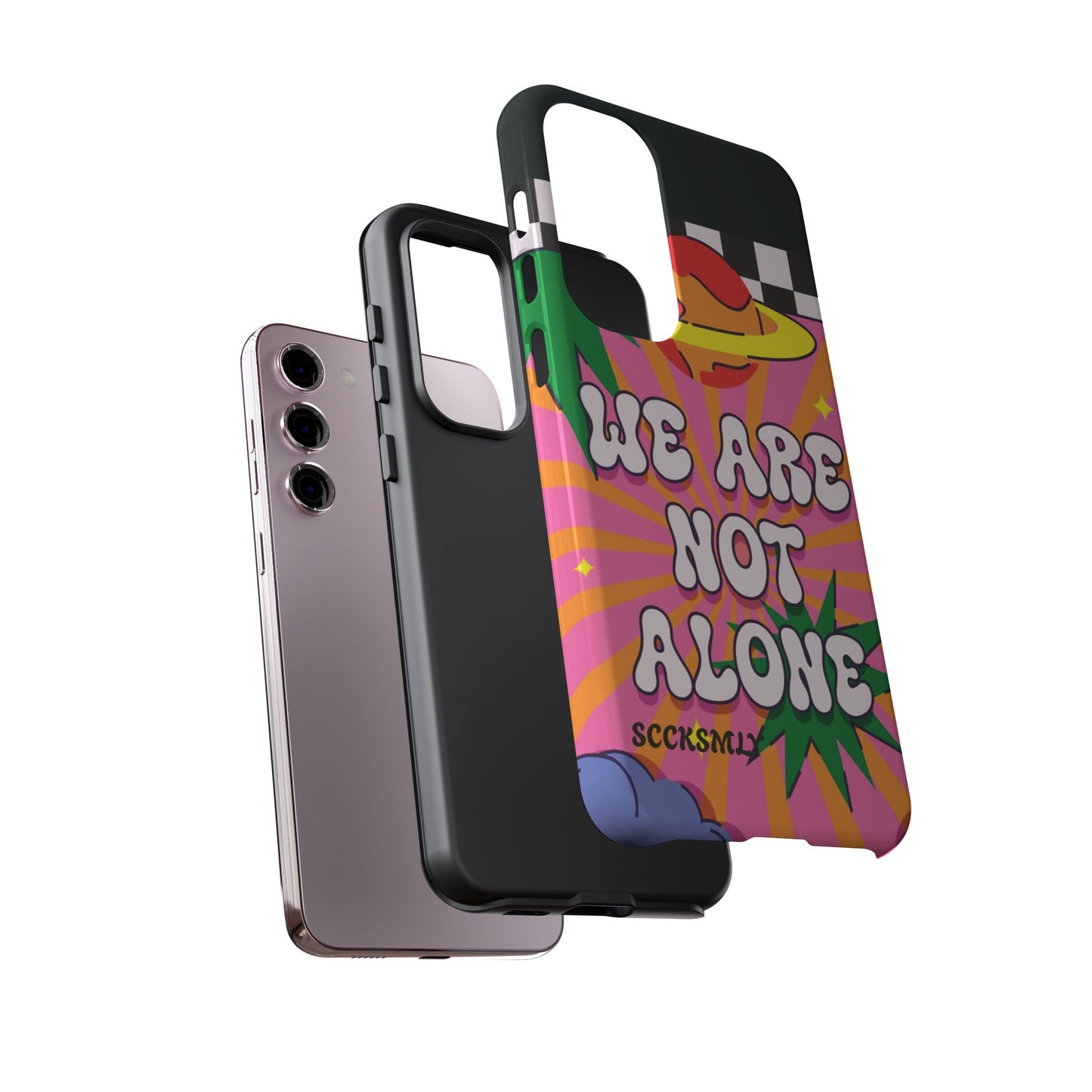 WE ARE NOT ALONE Tough Phone Case for Samsung