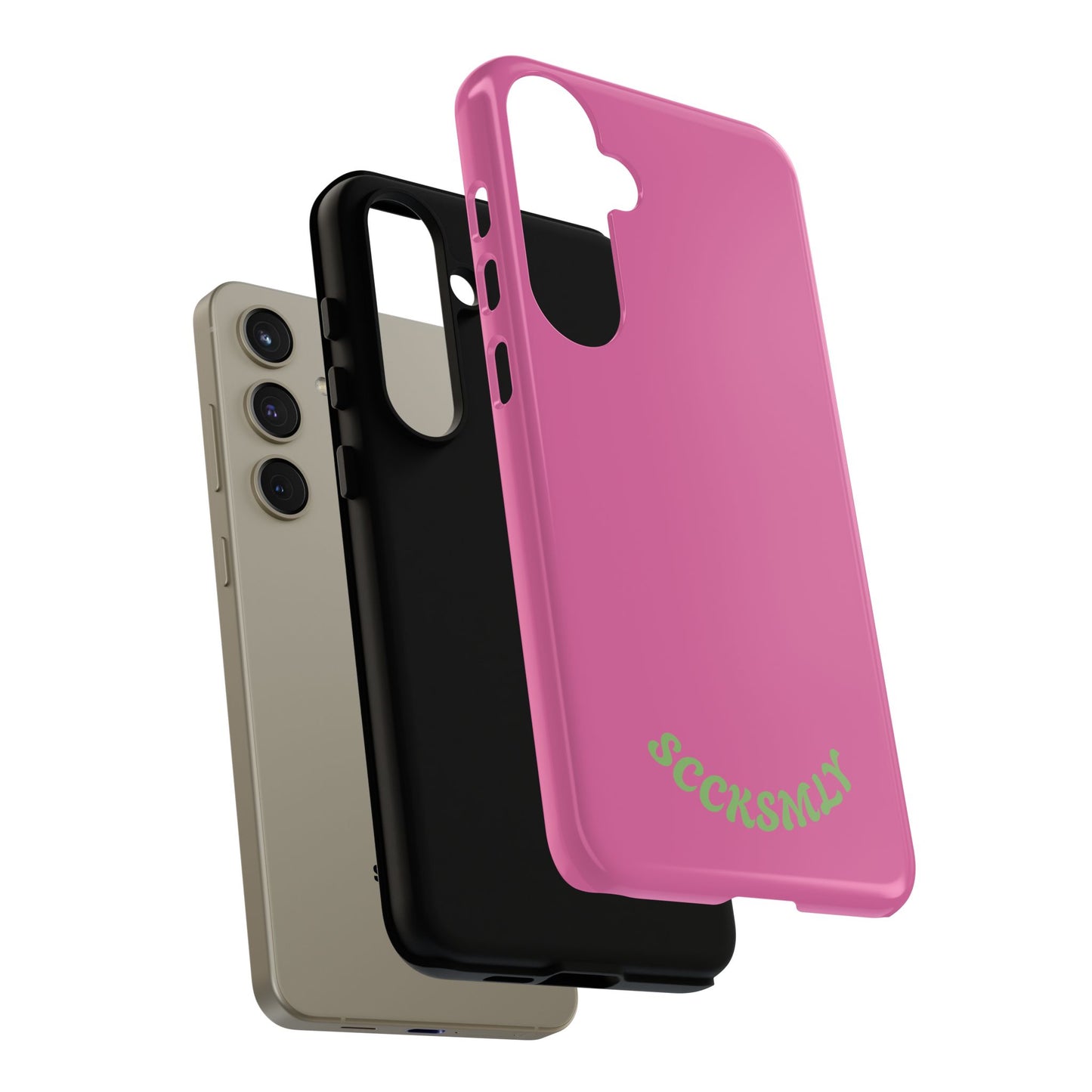 SOLID Sweet Static Pink Tough Case for Samsung