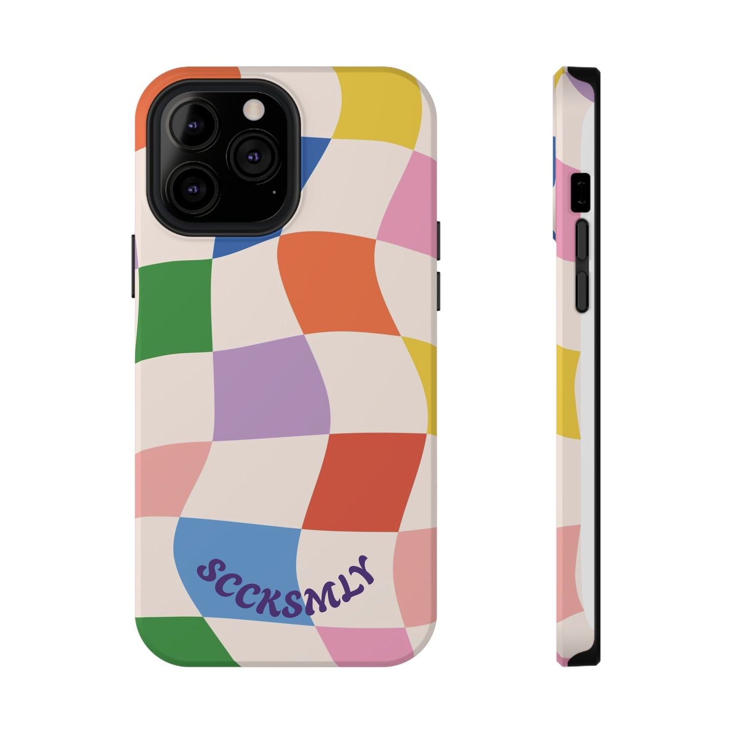 Checker Flicker Phone Case "IOS or Apple"
