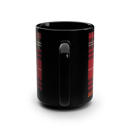 Mug Heritage Hues Patchwork 15 oz — Black