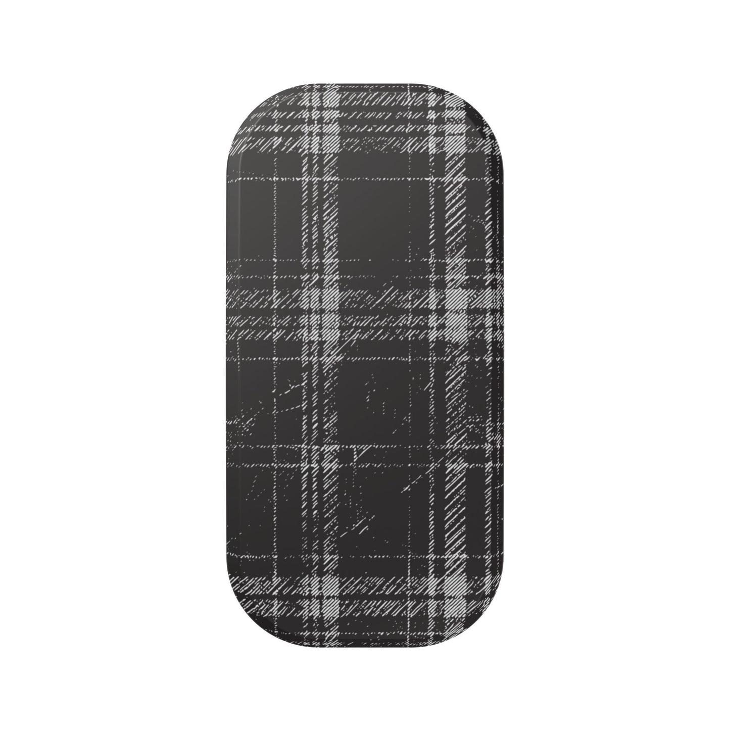 Clickit Smoky Grungy Plaid Phone Stand