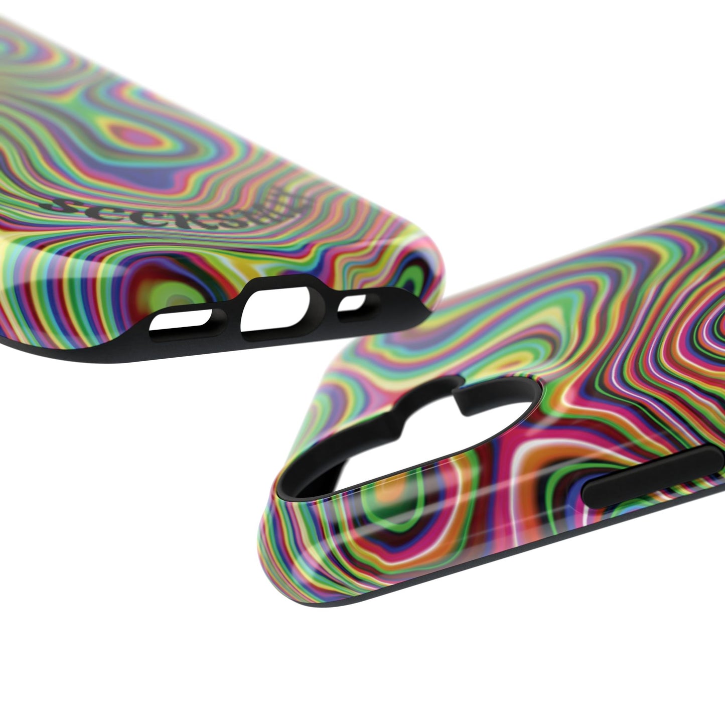 Acid Swirl Phone Case for Apple