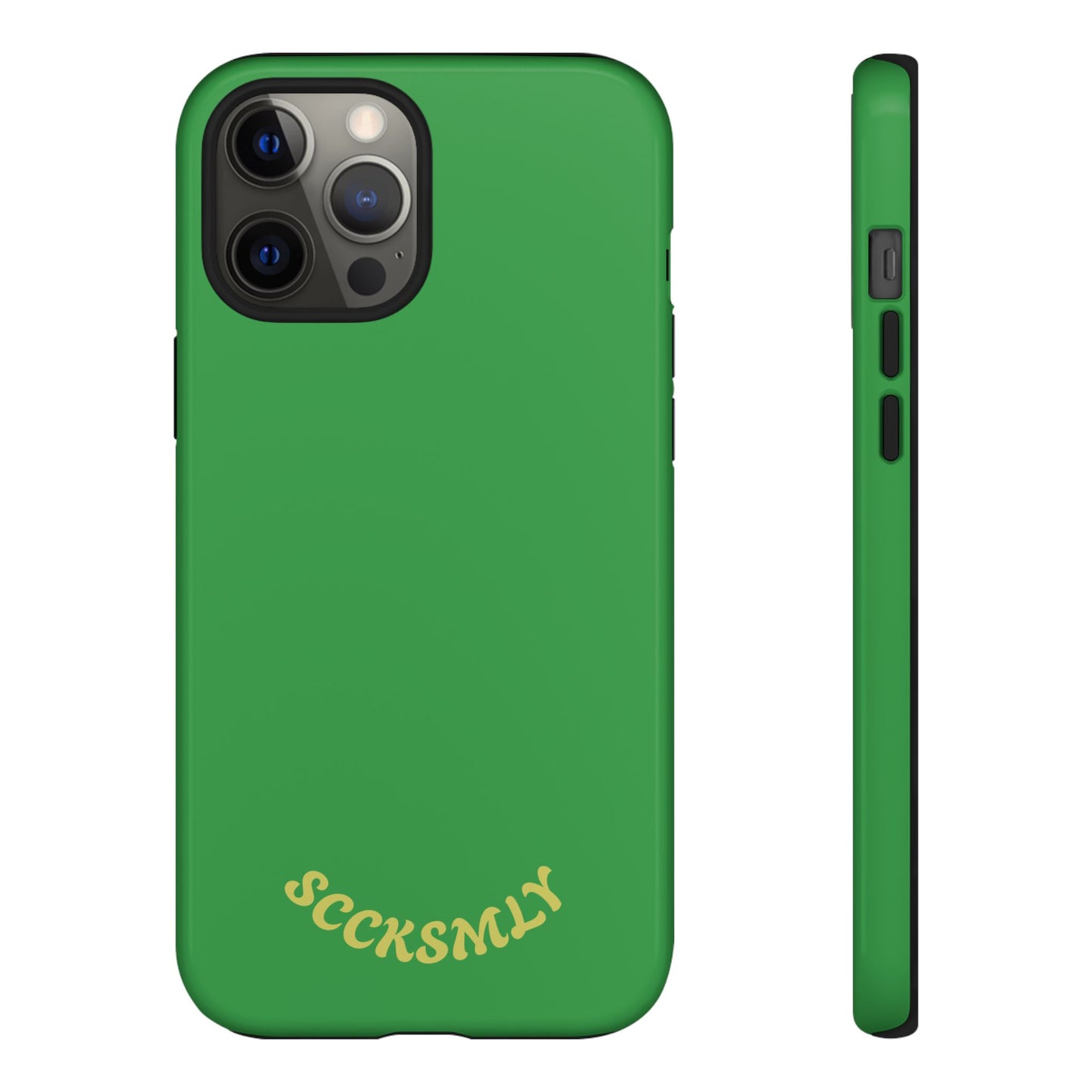 SOLID Green Grin Tough Case for Apple