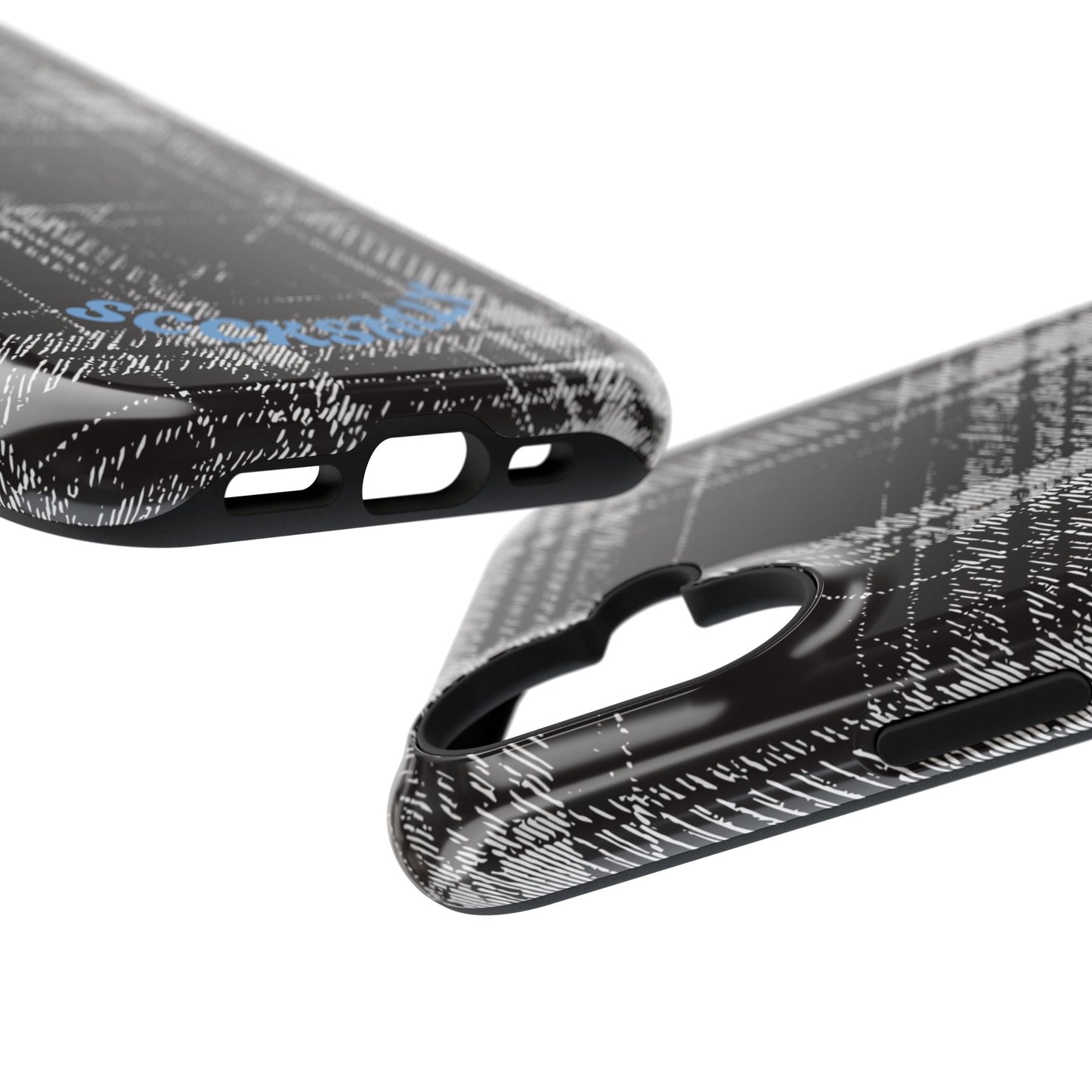 Smoky Grungy Plaid Phone Case for Apple